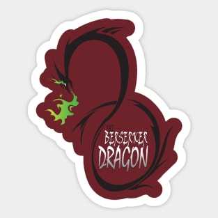 dragon berserker design Sticker